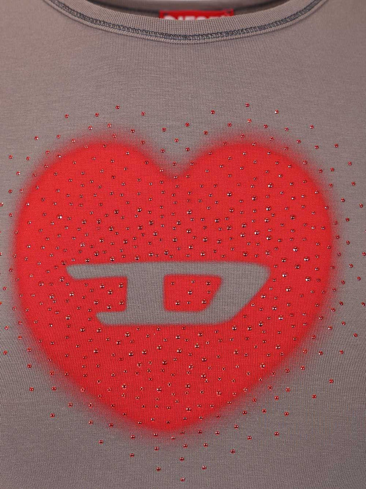 Diesel Cotton T-Shirt - Grey | ed0adb86eb5e112533cb836a7c6c6635d3c5a00a