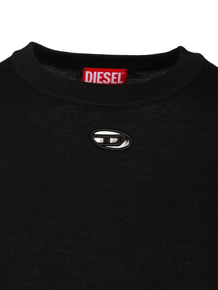 Diesel Wool Sweater T-Shirt - Black | 8f5d0e46739c71f03026132982714f8ddbf1d151