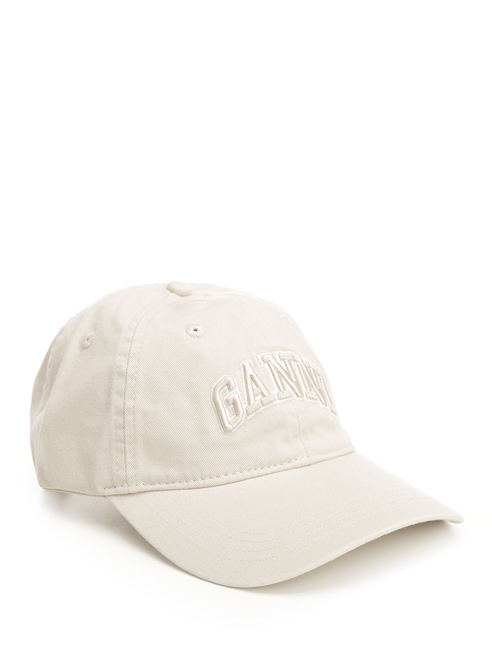 Ganni Cotton Hat Hats - White | 6d40a447bb8ac2966c4ace5b397a204d1d5db7bb