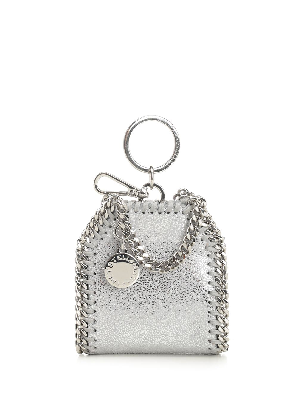 Stella Mccartney Falabella Airpods Case Keychain Small leather goods - Silver | b941a24c60e6fbb264cf269207caecf4aea74ce3