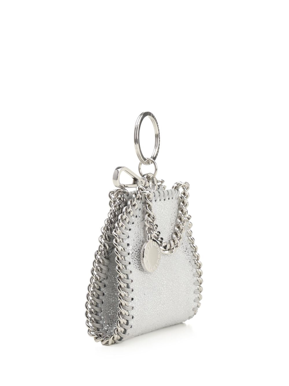 Stella Mccartney Falabella Airpods Case Keychain Small leather goods - Silver | cfc919038ae8e8f03412113761b6b4beac3e43e0