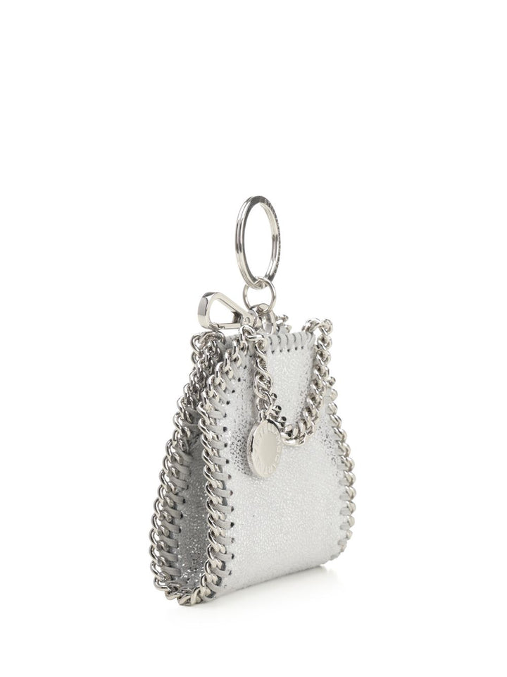 Stella Mccartney Falabella Airpods Case Keychain Small leather goods - Silver | cfc919038ae8e8f03412113761b6b4beac3e43e0