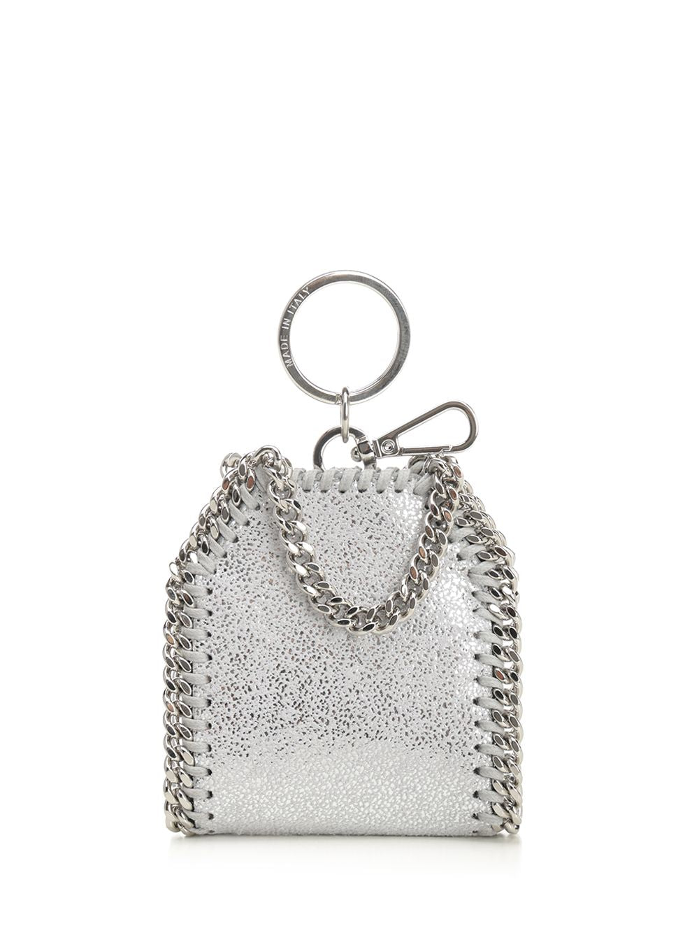 Stella Mccartney Falabella Airpods Case Keychain Small leather goods - Silver | 49b96e5acc512da444c6865e846661c9ee282d99