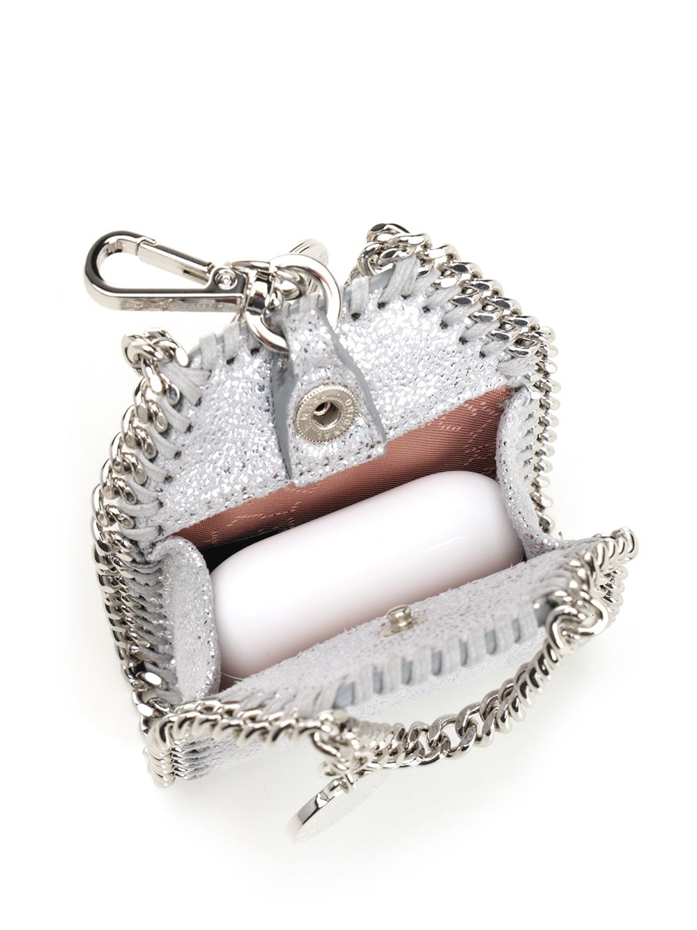 Stella Mccartney Falabella Airpods Case Keychain Small leather goods - Silver | 4ee9fc7fb87b103ada29f0e7cb0b196b2c91a900