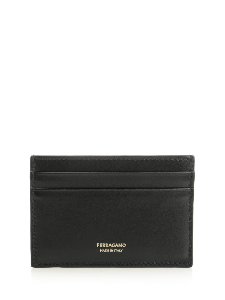 Ferragamo Leather Card Holder Small leather goods - Black | 4e3b0b86693dd7c3b0bb35a7efc55e66a898697b