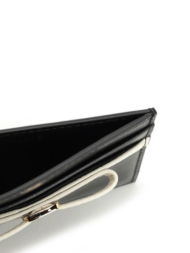 Ferragamo Leather Card Holder Small leather goods - Black | 140274e26d9d4e6b5b067a99cc58e0a0566a99d1