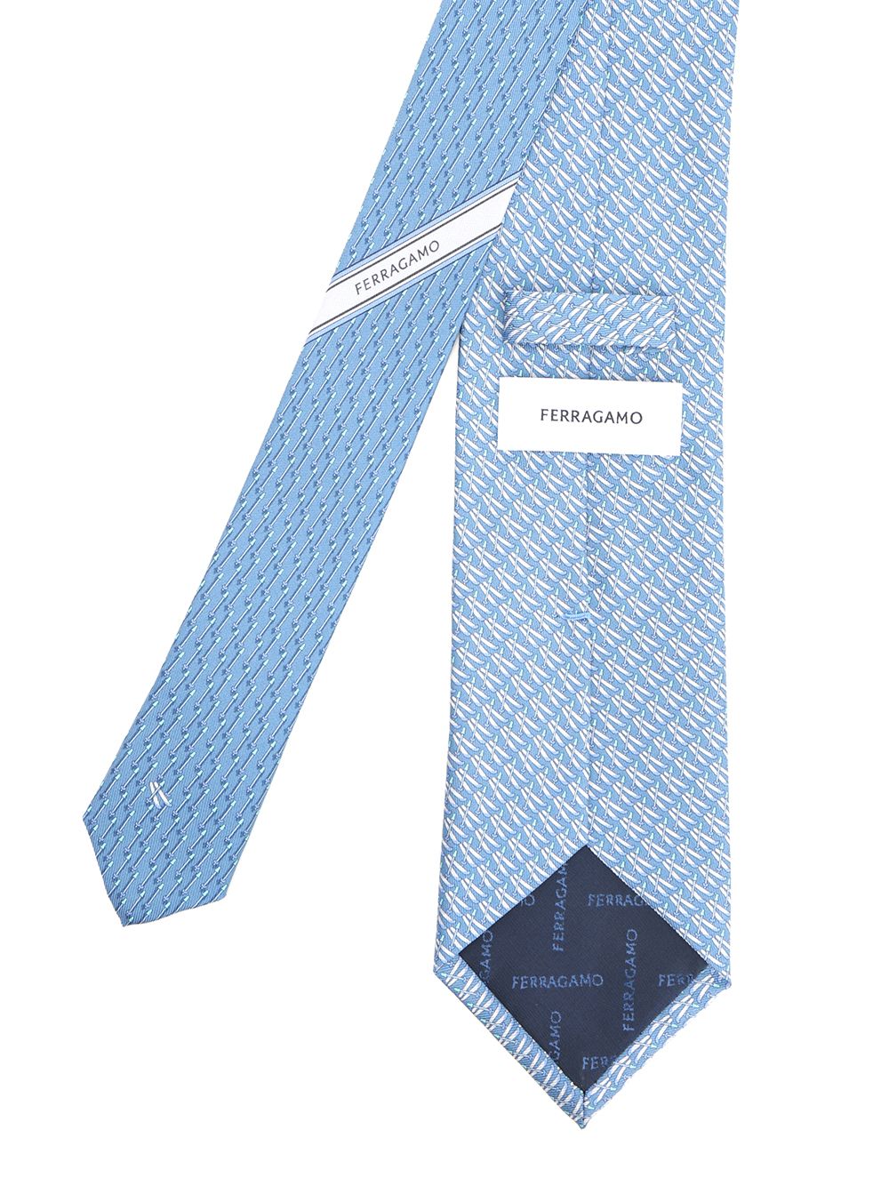 Ferragamo 5-Bianco F.Azzurro Scarves And Foulards - Light blue | 912ead36d95318e7956528e483bf870ffa772f7f