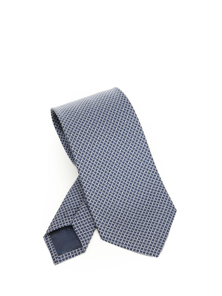 Ferragamo Silk Tie Ties And Bow Ties - Blue | 0864ce141dcb3255c08a75ce80d65a74529b0b13