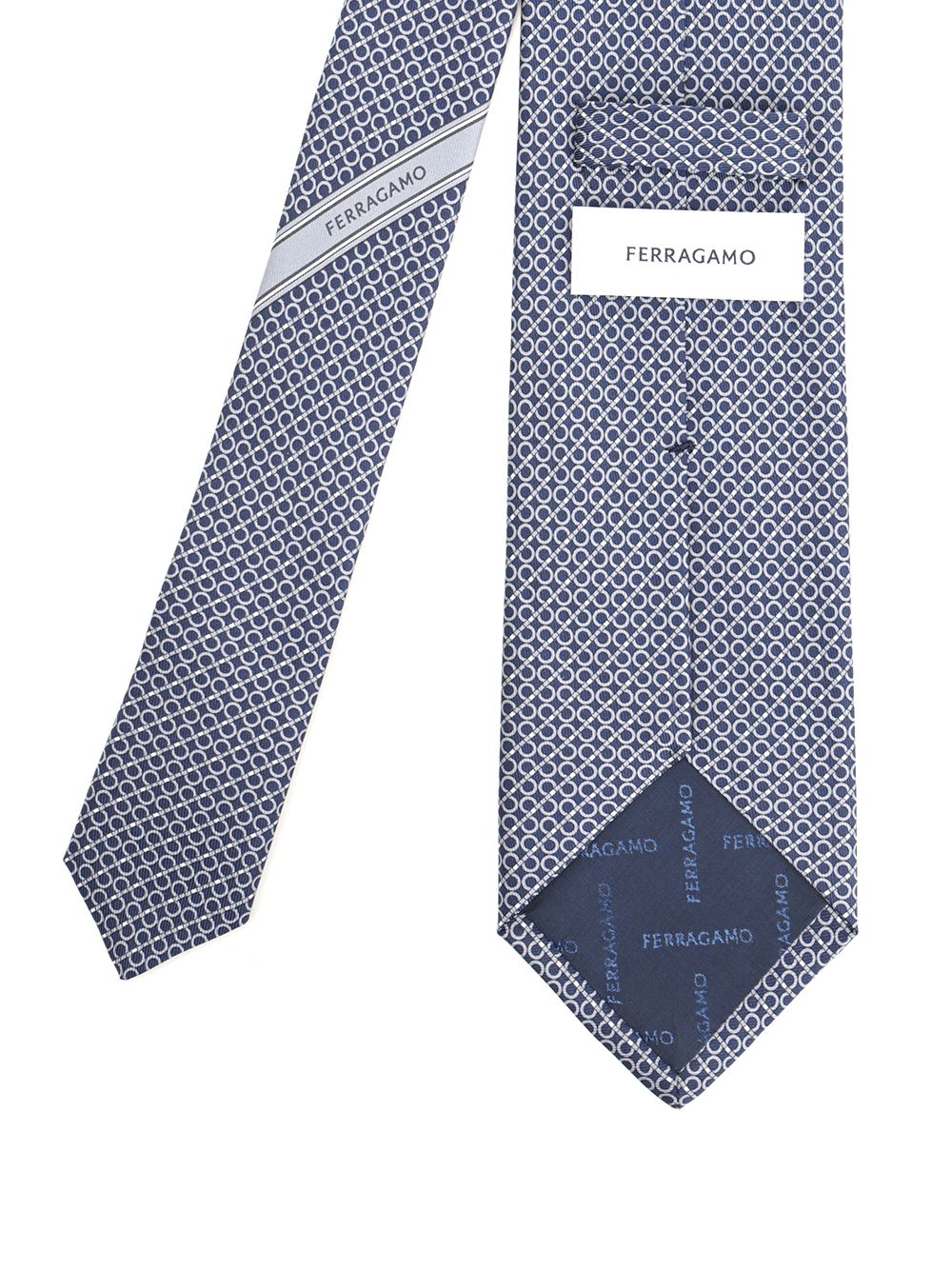 Ferragamo Silk Tie Ties And Bow Ties - Blue | c85dfe13272276e1dfcb4ea3ea6289a2a9c0c2b9