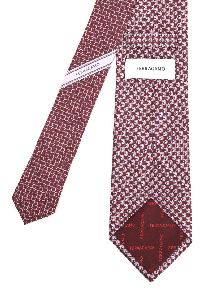 Ferragamo Silk Tie Scarves And Foulards - Bordeaux | f289d72612c4945b87c83889de22f02f1b08b15f