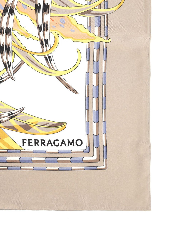 Ferragamo Rooster Scarves And Foulards - Beige | eaf86ab30953227436bf21d37c77894f0a3ec917