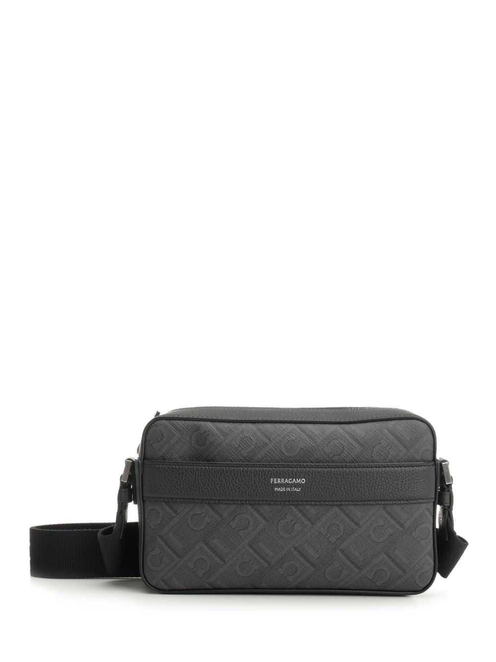 Ferragamo Ferragamo Monogram Shoulder Bag Small leather goods - Black | f034a7512835e1d5211e069d56d29605bc0c4479