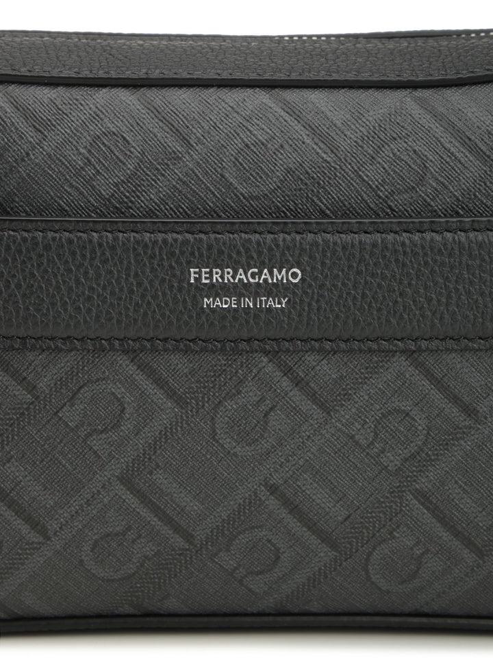 Ferragamo Ferragamo Monogram Shoulder Bag Small leather goods - Black | 828c33a411ea4b7c9c5bcd790303ed83854357ee