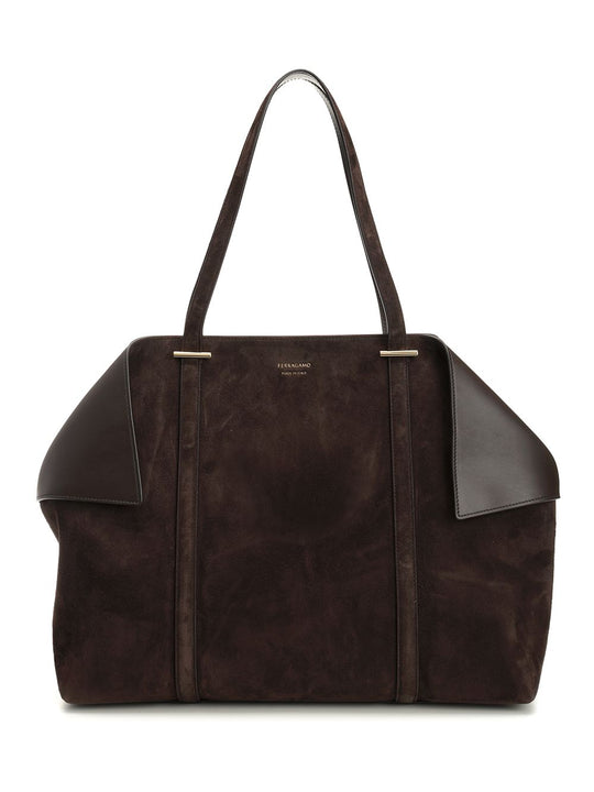 Scarf Tt Shoulder Bags Brown