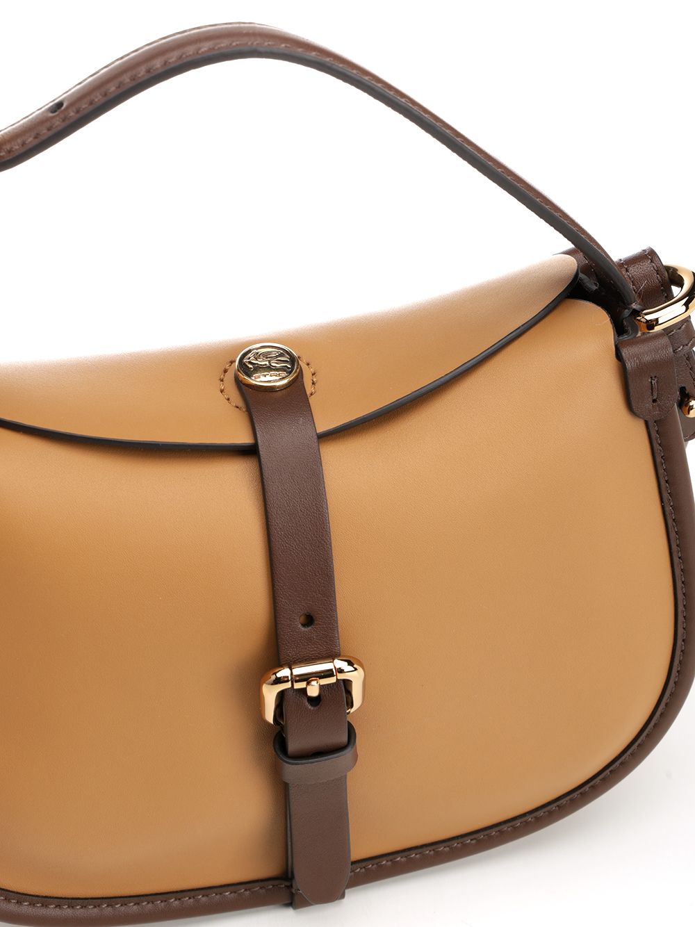 Etro Small Pony Bag In Leather Crossbody Bags - Beige | 1a1e8098c69c0378e73f825e5cb1a45b3a8ae6c0