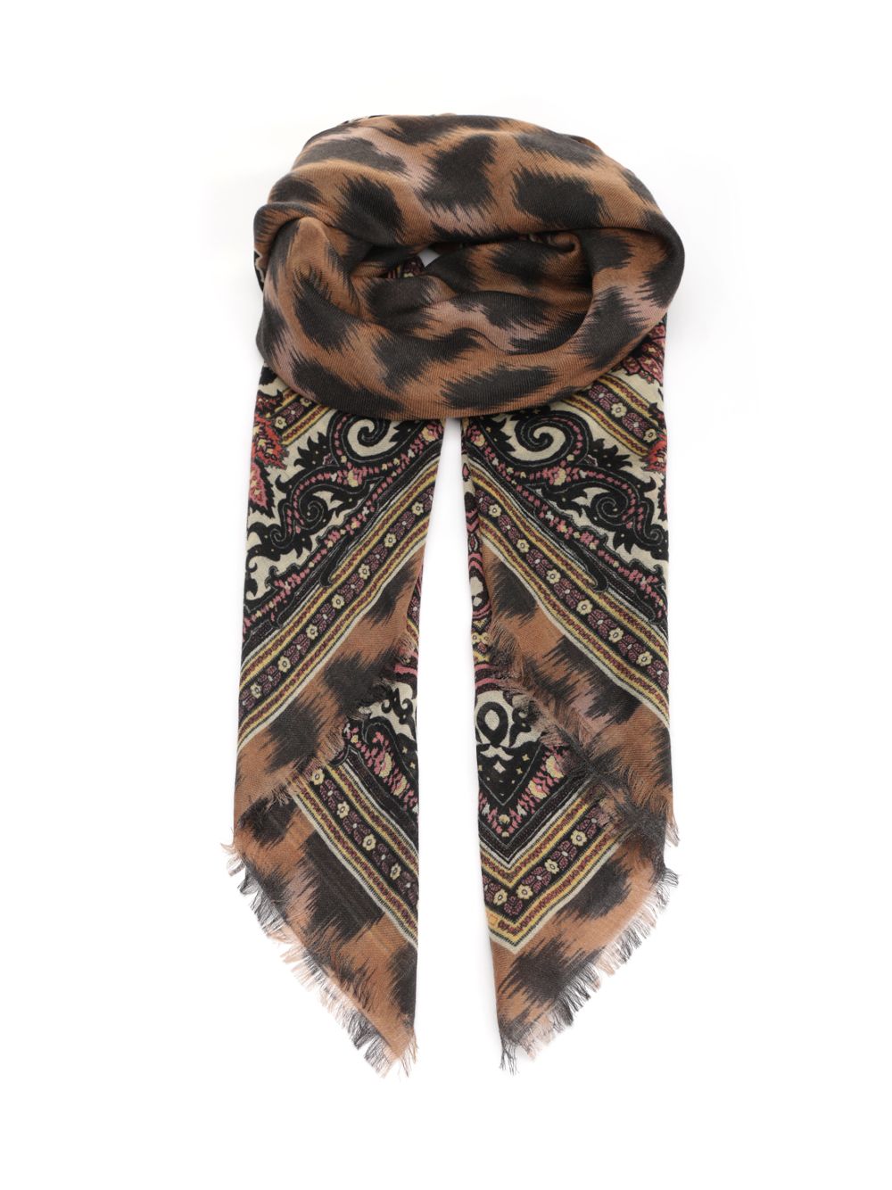 Etro Animal Print Scarf Scarves And Foulards - Animalier | 43fdf6228fffb676d106b1ac88bb9a7880b82a66