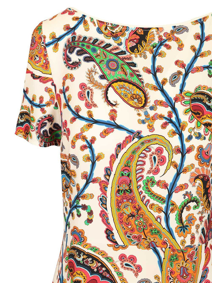 Etro Printed Midi Dress Dresses - Multicolor | 2b85467eeb33e76cc7bc09e3b0687f7b39067b40
