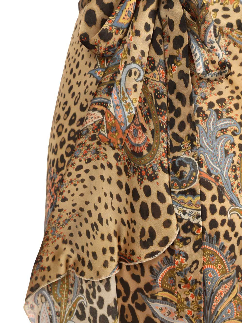 Etro Animalier Leopard Rouge Midi Skirt Skirts - Animalier | 59d7ceaba87b7b9f83fbf7f8d836d59cdbb3bb72