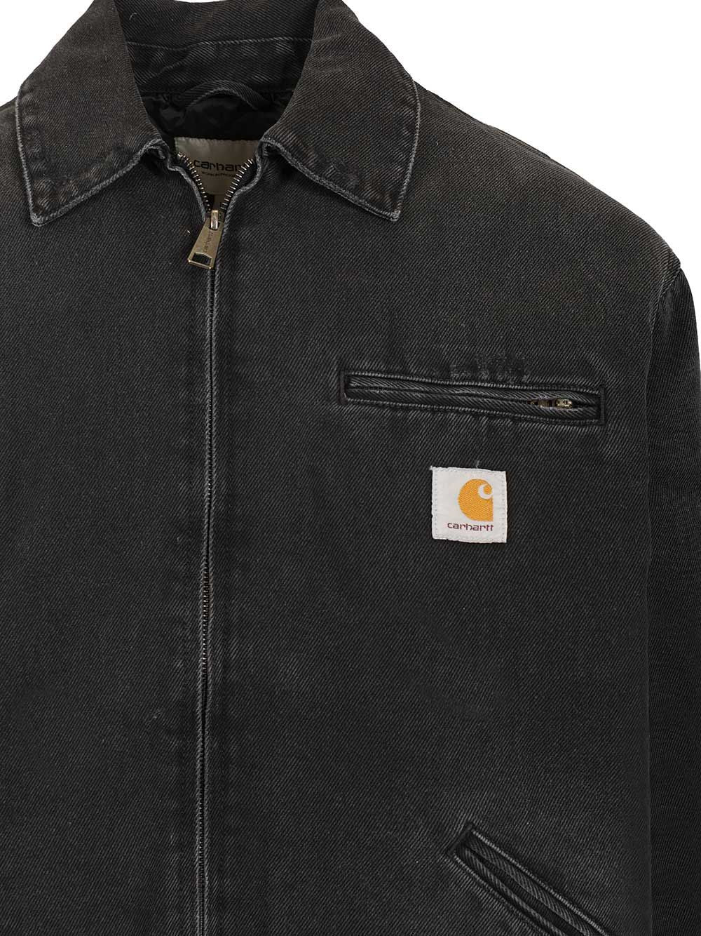Carhartt Wip Og Detroit Jackets - Black | fcd59026839119719e32ba7f0699f3d89bdc3a46