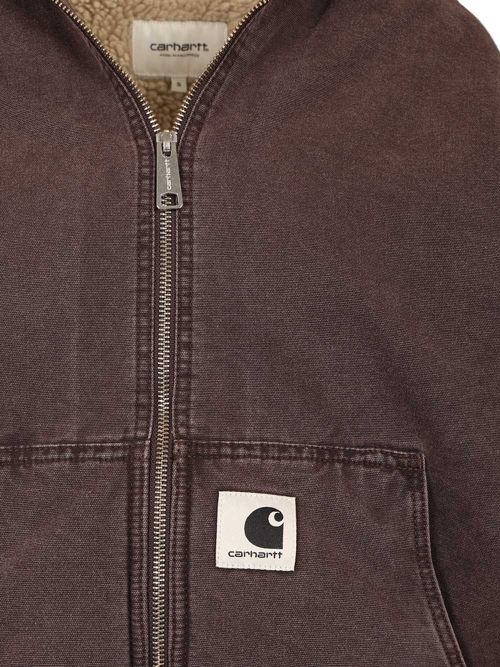 Carhartt Wip Women’s Hooded Mitch Jacket Jackets - Brown | 38db0a36bee43ce297ba4b15167d5909cb1e97f3