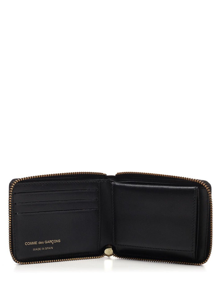 Comme Des Garcons Wallet Compact Zipped Wallet Wallets - Black | f14fefc488ef75f5511a29760186a8d3713decab