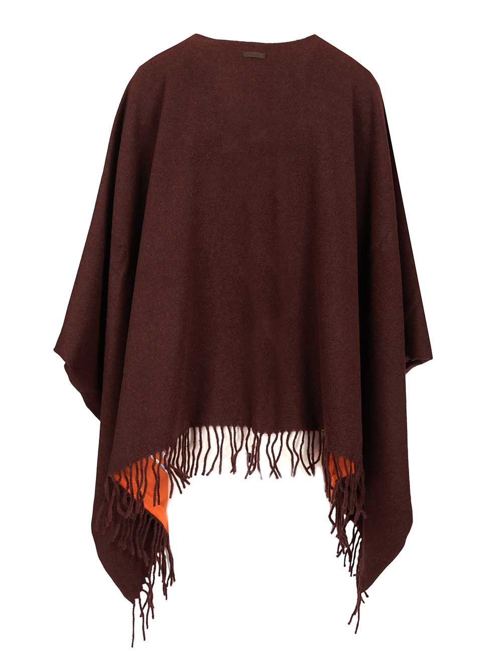 Ferragamo Reversible Hood With Rooster Print Scarves And Foulards - Brown | 83f123e38a2e0723d455abc1847ba0d90c53e811