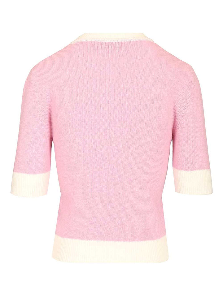 Marni Cropped Top In Wool Blend Knitwear - Rose | c8fb8b7748a8be54c4c2c4111e2b460473fa0b1c
