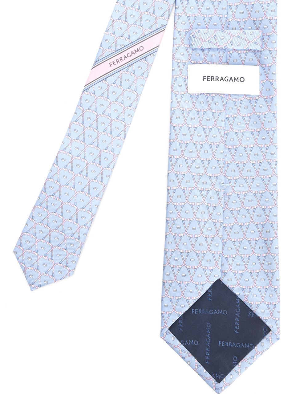 Ferragamo Hockey Scarves And Foulards - Light blue | 40afefaf2aec267e34b8c480933c69c7f992c802