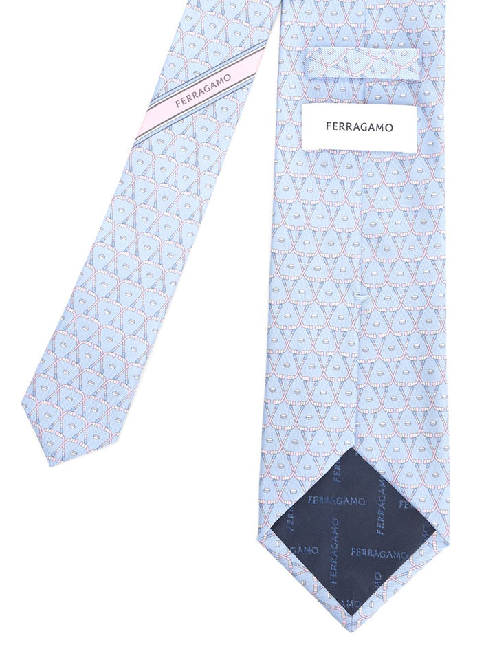 Ferragamo Hockey Scarves And Foulards - Light blue | 40afefaf2aec267e34b8c480933c69c7f992c802
