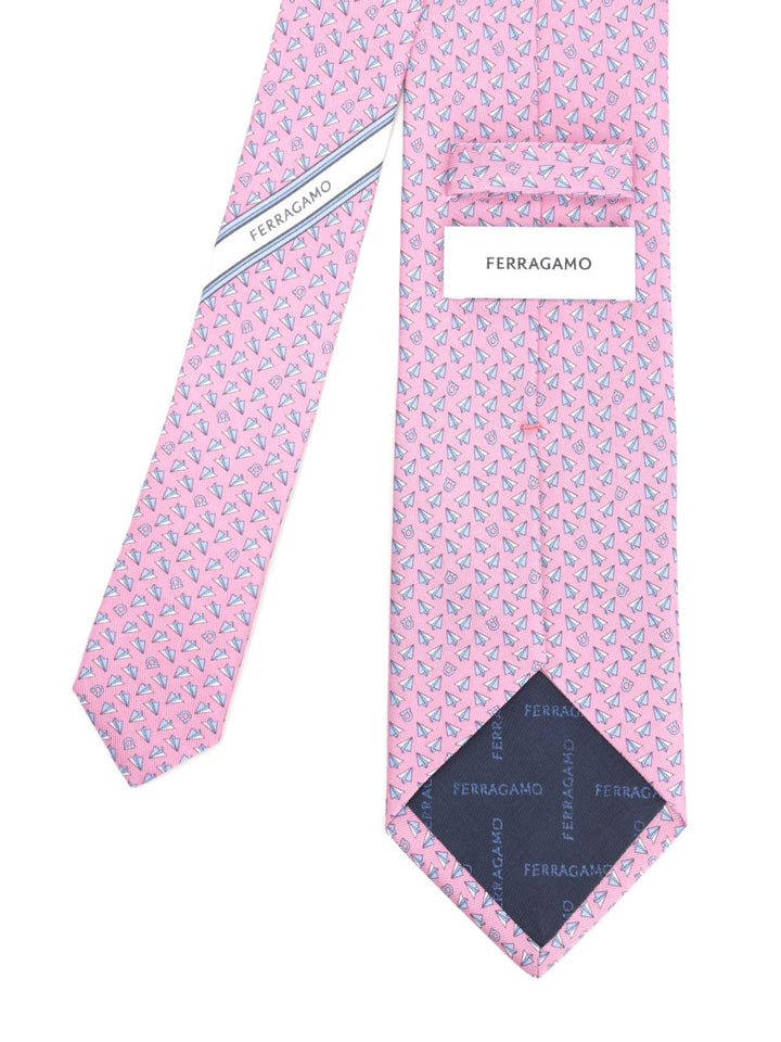 Ferragamo 5-Bussola F.Rosa Scarves And Foulards - Rose | 55f8923ff015185bbac5f213690abbcba0b1ec22