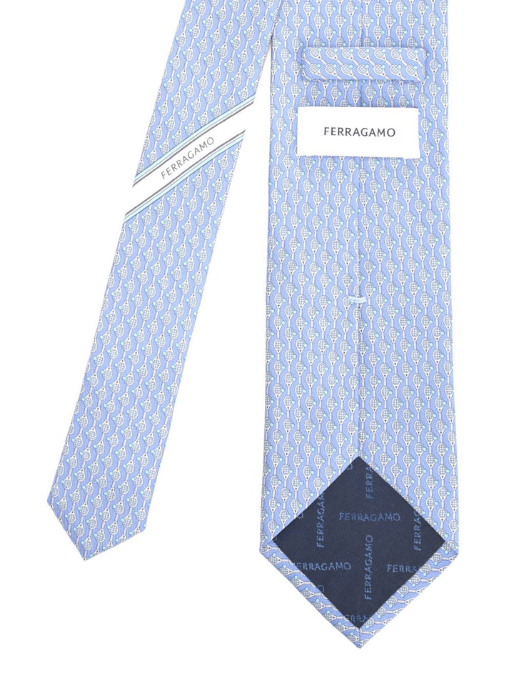 Ferragamo Battuta Scarves And Foulards - Light blue | 5b4c75ada2977400b29f2d26fac27b36765a678b