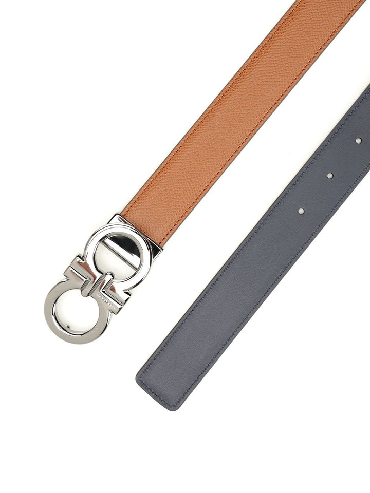 Ferragamo Double Adjus Belt Belts - Blue | 903cb5a927dd808f54e4f26c71ef0ebafb9586d4