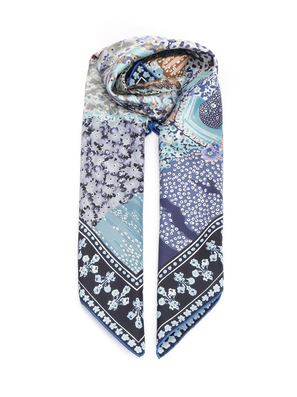 Ferragamo Silk Scarf Scarves And Foulards - Blue | 1bd48ca37f91572305e161c1c7902dd200678cd6