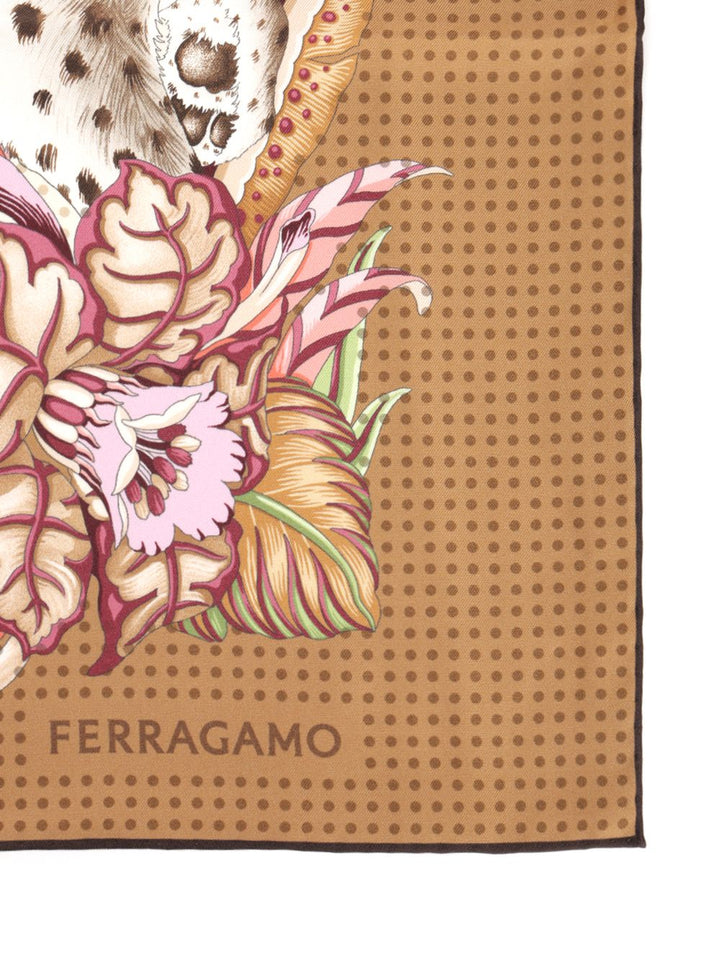 Ferragamo Ghepardi Scarves And Foulards - Beige | a2391522f21dee44253003264fe441fccf52e3ad
