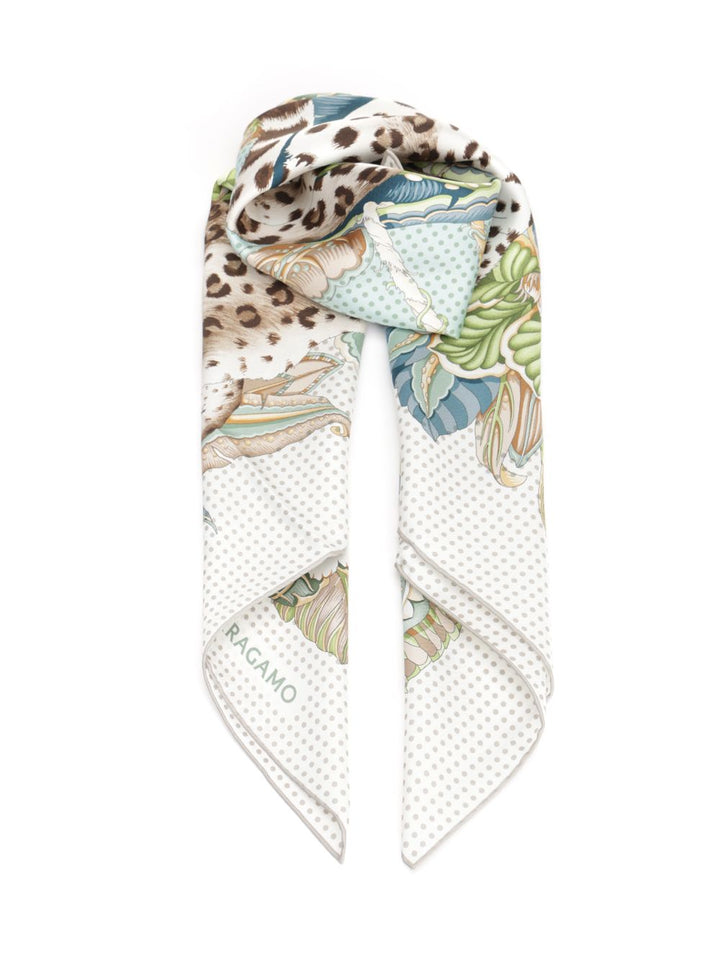 Ferragamo Cheetahs Scarves And Foulards - Multicolor | 6ecce3a33e2ab151c203520708e6296094211e02