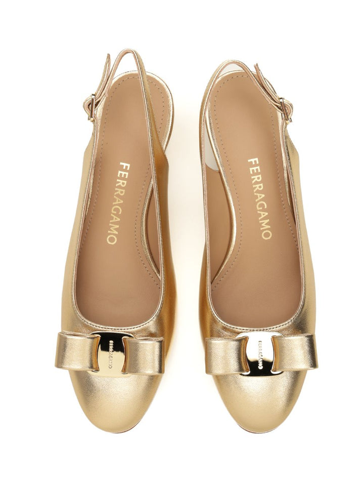 Ferragamo Vetty Pumps - Gold | 2e0035da9d0a6651d1ad1de748b1170dd3910988