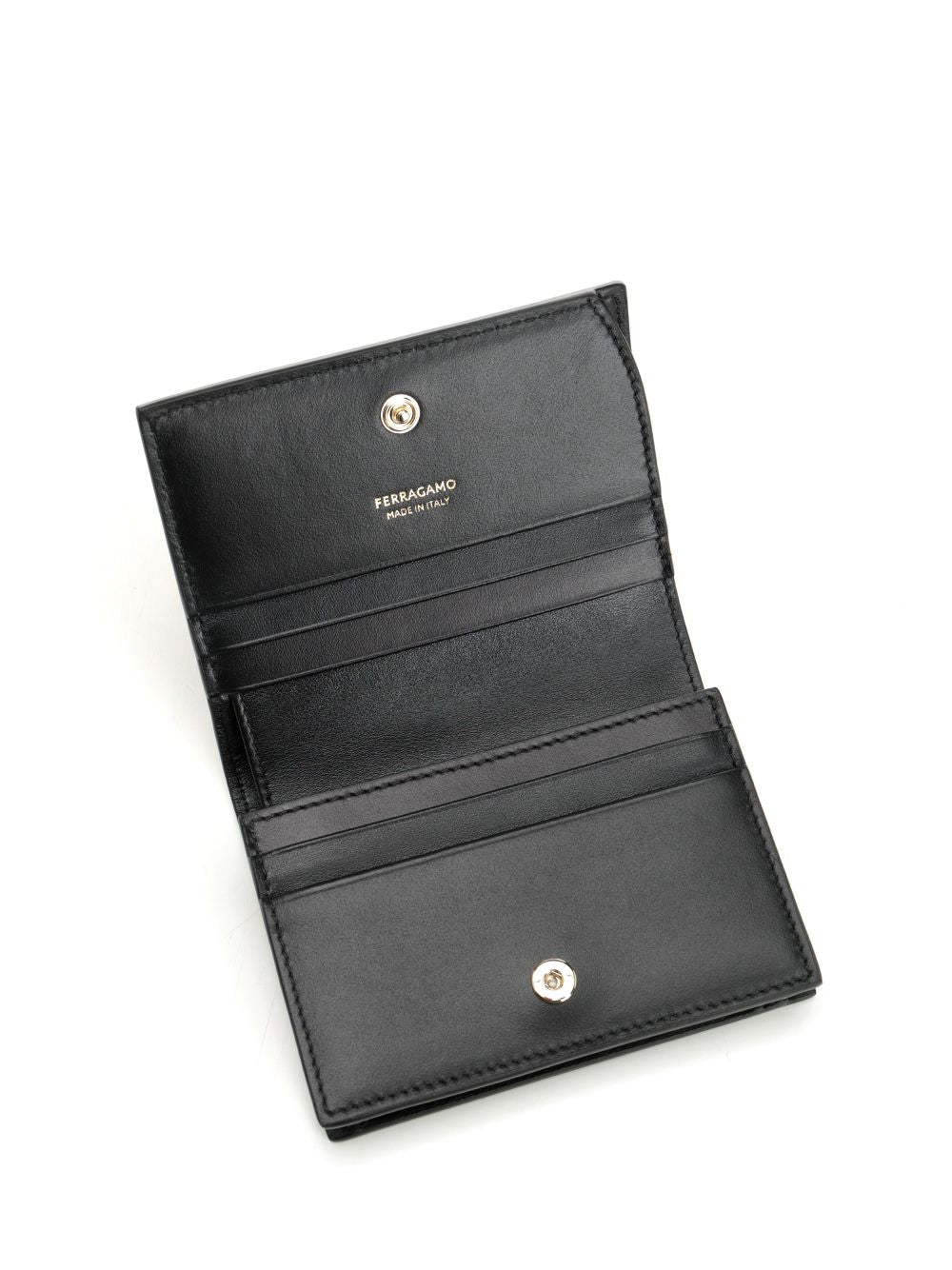 Ferragamo Leather Wallet Wallets - Black | 483ddff7e932b51555163405bf62a2ce077c0f04