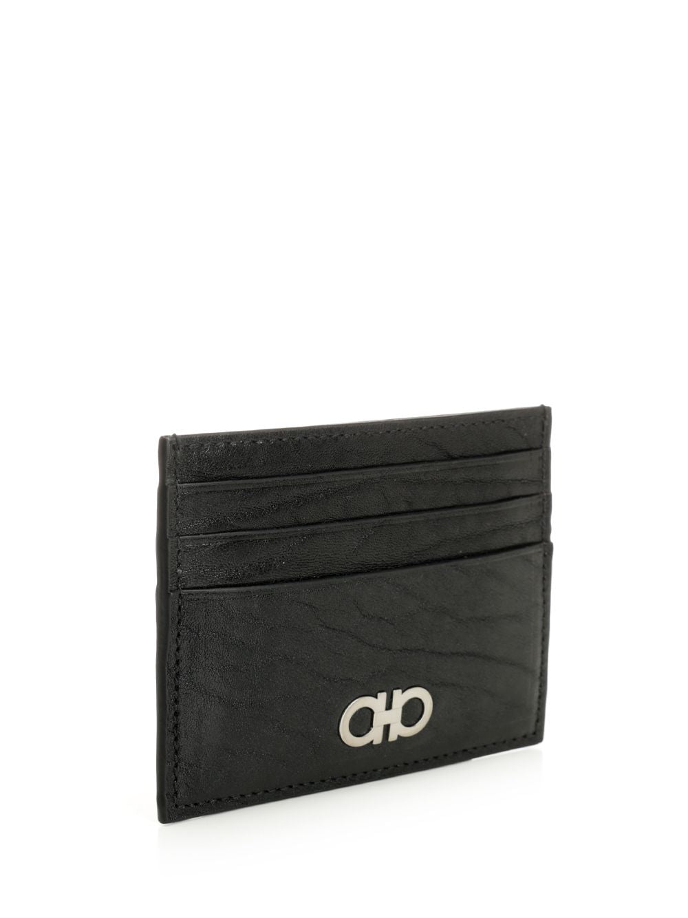 Ferragamo Leather Wallet Revival Ganc Wallets - Black | 3ff5bab4abe8449fc1840136155955cd1bc42785