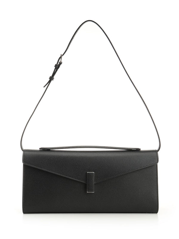 Iside Clutch With Handle And Strap Clutches Black