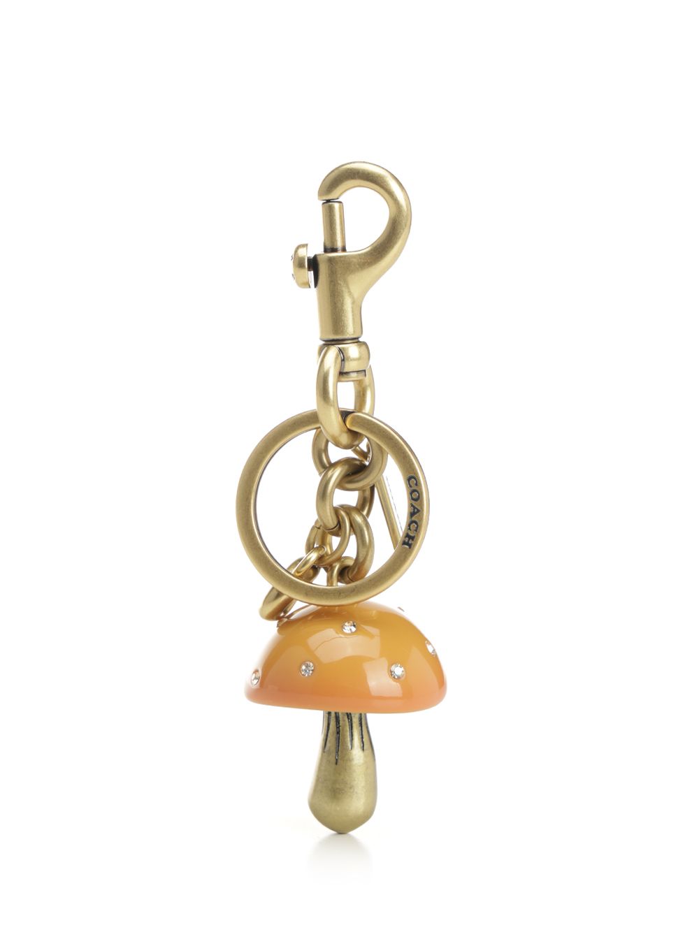 Coach Mushroom Bag Charm Keyrings - Yellow | afaa2317939f9bc6c07af17a130742c79ba33efa