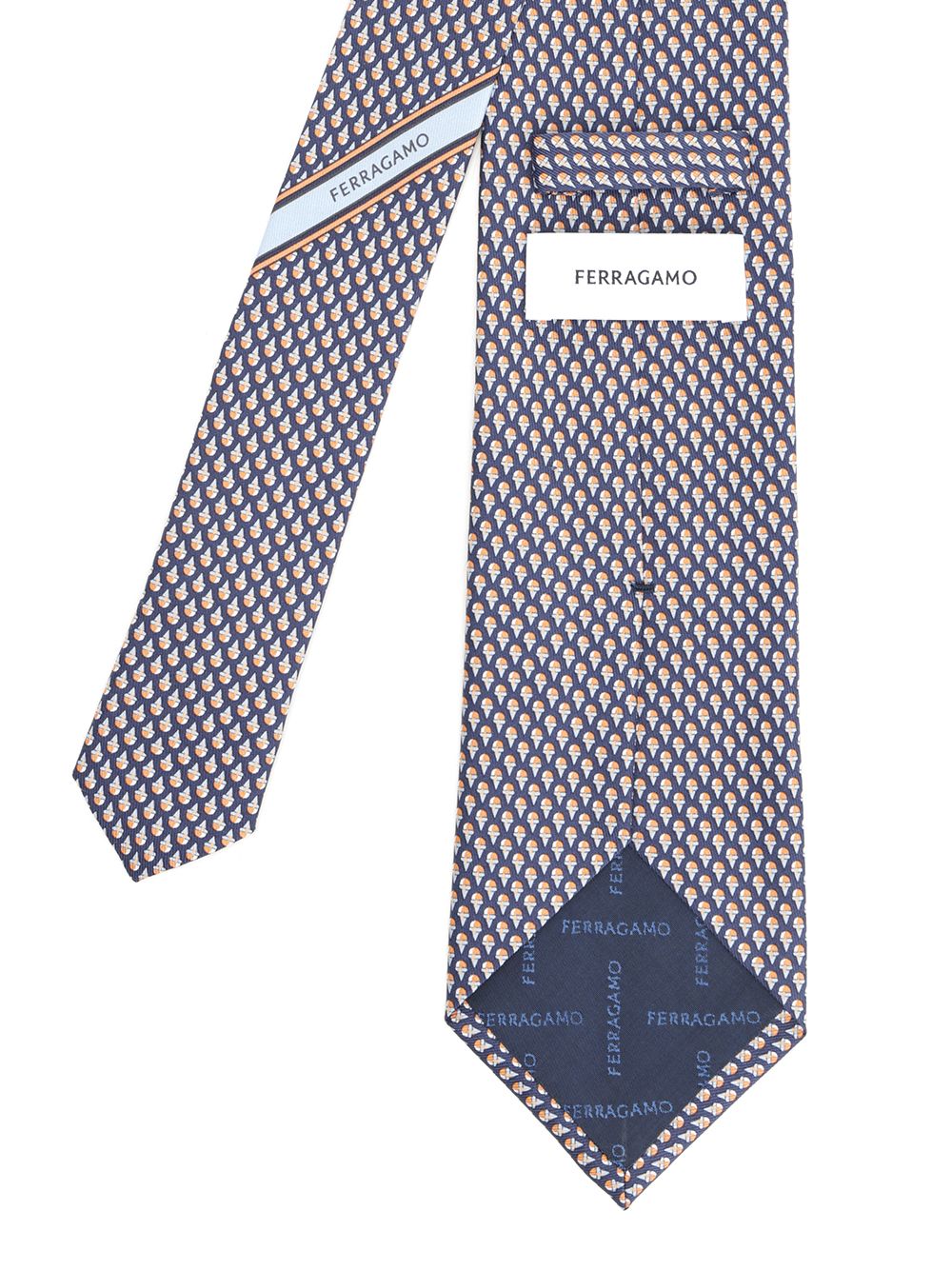 Ferragamo Silk Tie Ties And Bow Ties - Blue | cf5073cbc889465c0bd434e5cf06b3e90d8d5aba
