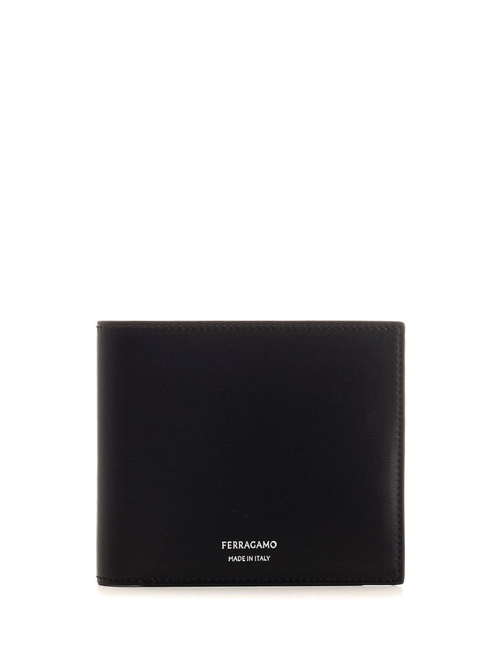 Ferragamo Black Leather Wallet Wallets - Black | 74c3990e987e44ceb2eddbaa5fe5f0c667a4a50b
