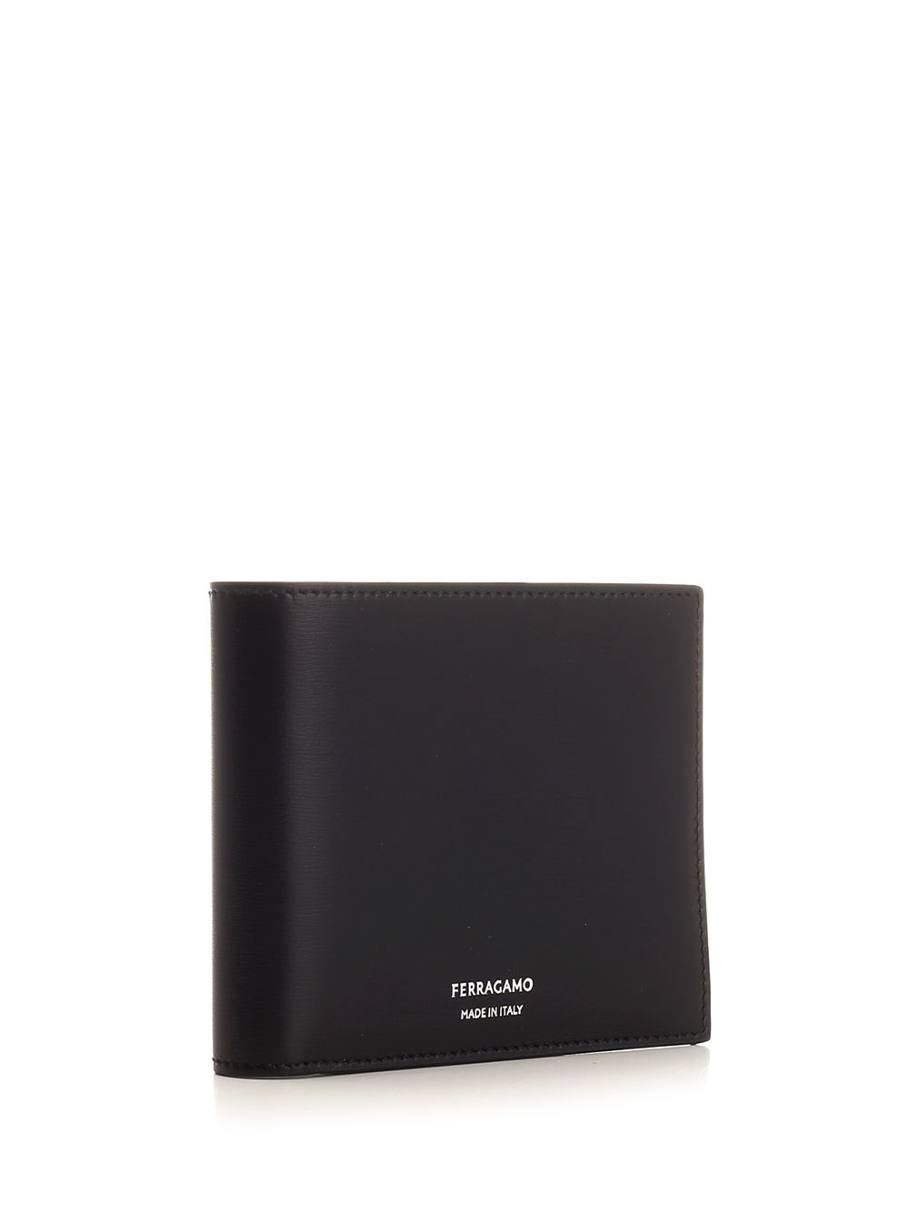 Ferragamo Black Leather Wallet Wallets - Black | 39427756cddd823d82669722f2003739d9234605