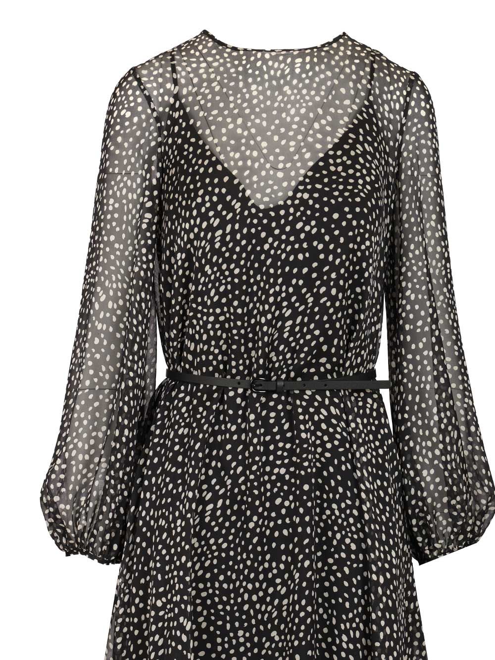 Max Mara Studio Long Dress Dresses - Black | 4bfc6188a163ef1d3827f44738405795292d6ffd
