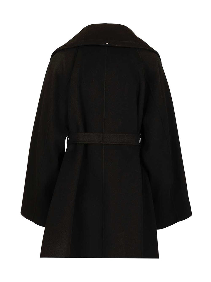 Sportmax Spxpagine  Coat Coats - Black | 1be36d5b60093608740e594e49aec6e2fee2fc12