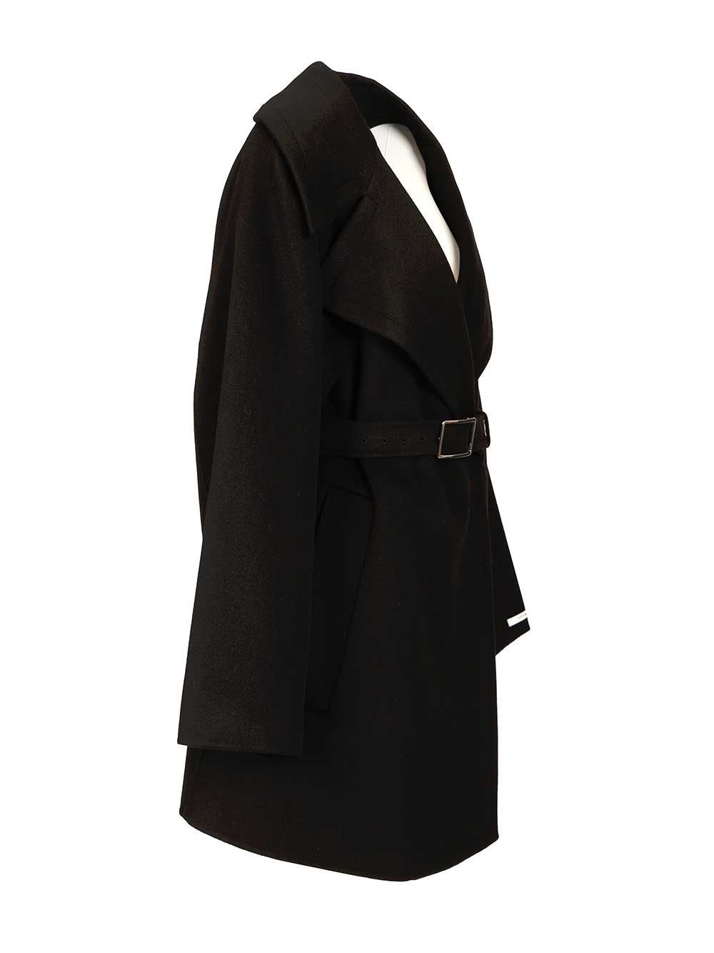 Sportmax Spxpagine  Coat Coats - Black | 57791e3218e395c2af2e8a5587bc1baca92e2443
