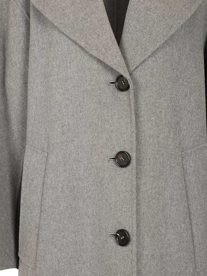 'S Max Mara Zoe Coats - Grey | 2c76cbe4fdc529614cf5875123c39e920287bd4f