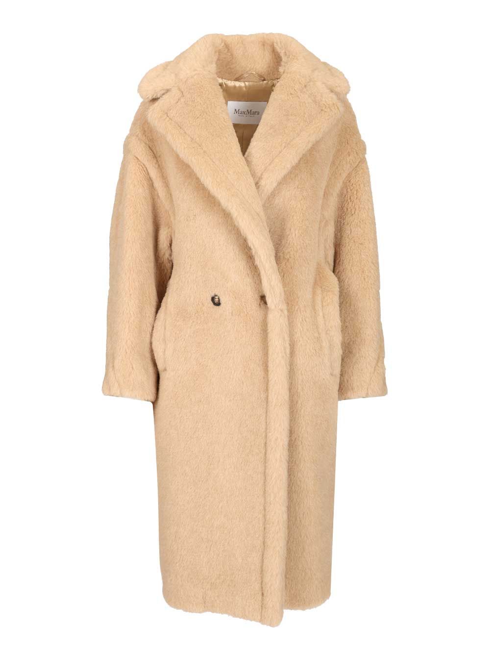 Max Mara Teddy Bear Icon Coat Coats - White | c9ce2b895ade59faa3dc9a1738284faf33e9e97e