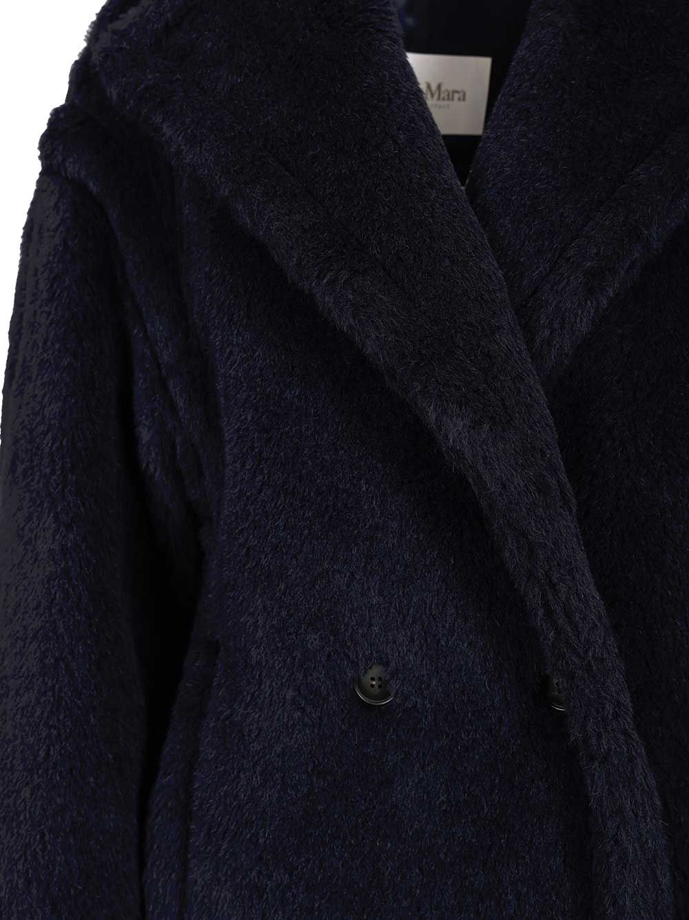 Max Mara Teddy Bear Icon Coat Coats - Blue | 4176d5d729dd40cdaa10ac2e5a6a60fb2c496a89