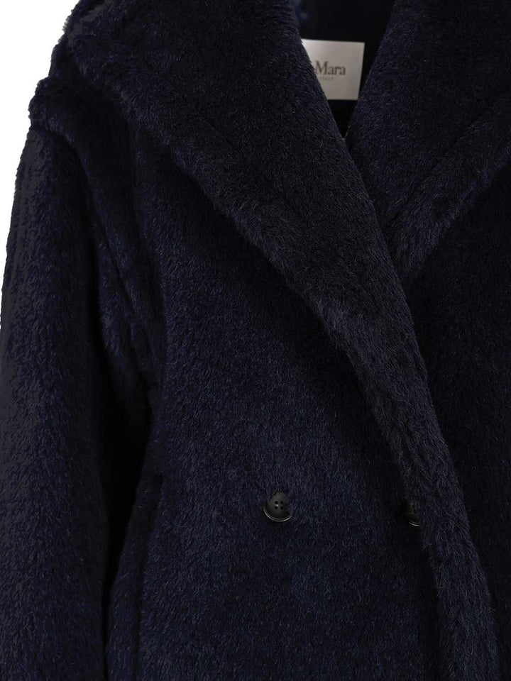 Max Mara Teddy Bear Icon Coat Coats - Blue | 4176d5d729dd40cdaa10ac2e5a6a60fb2c496a89
